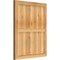 Ekena Millwork Framed Board-n-Batten Shutters, Rough Sawn Western Red Cedar, 26 7/8W x 33H, PR RBF06S26X033RWR - alternate 5